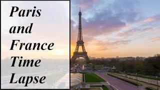 Eiffel Tower and Paris TimeLapse 4K