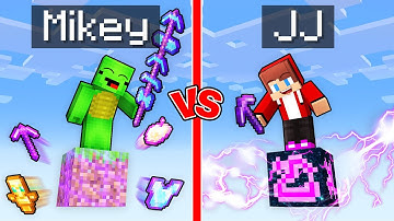 Mikey OP Block vs JJ Immortal Block Survival Battle in Minecraft (Maizen)