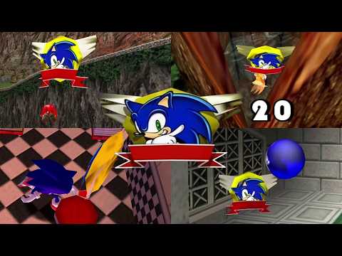 HOW TO GET ALL ADVENTURE FIELD EMBLEMS IN SONIC ADVENTURE DX? TUTORIAL