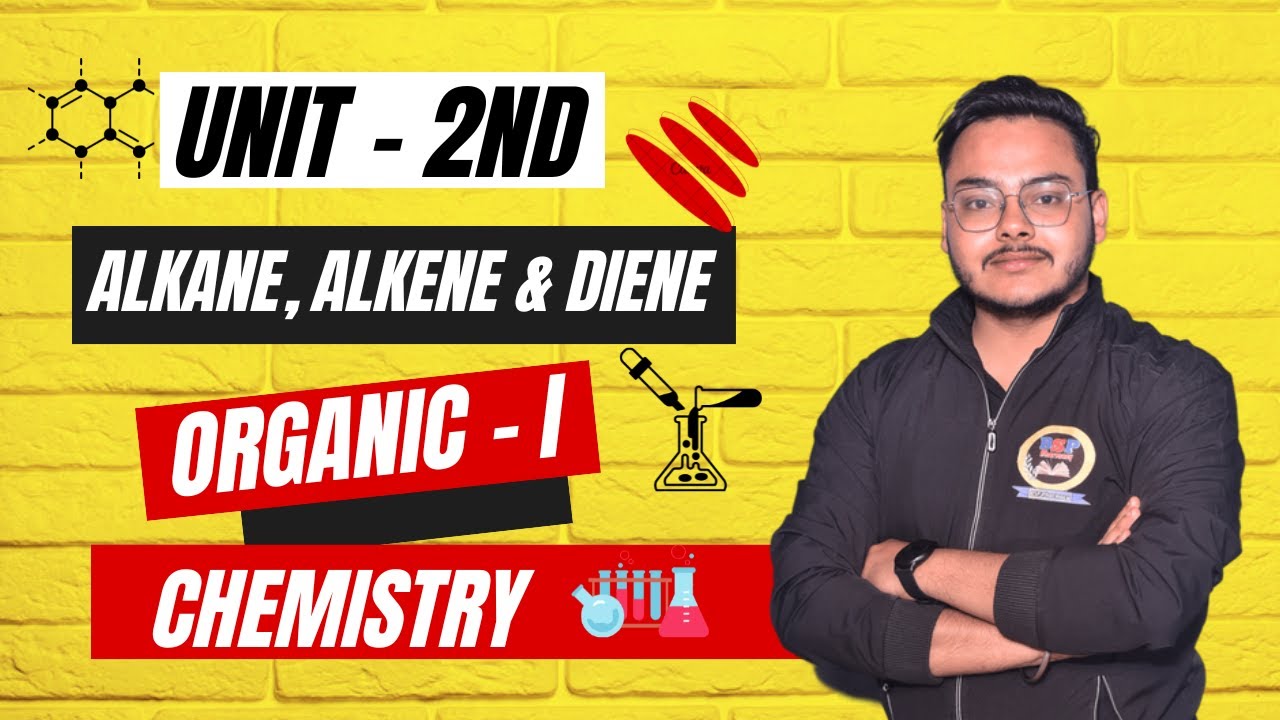 Alkane, Alkene & Conjugated diene | Unit - 2nd| 2nd sem. | B. Pharma | Organic Chemistry | Punit Sir