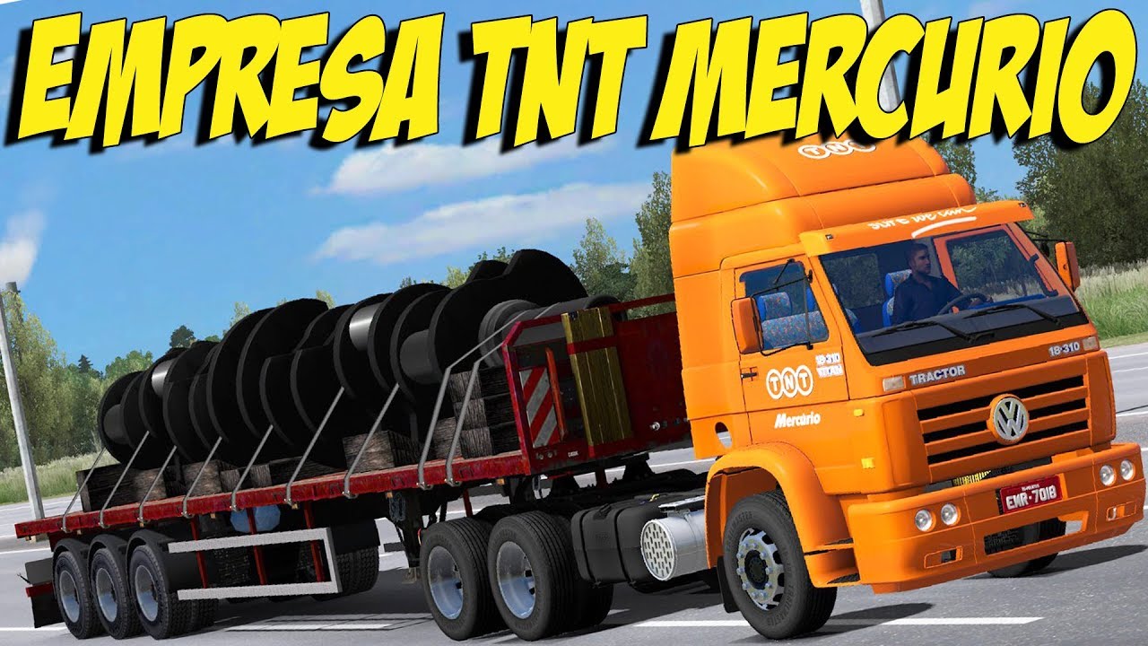EURO TRUCK SIMULATOR 2 - TRABALHANDO NA TNT Mercurio - YouTube