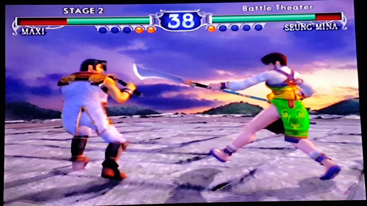 Soul Calibur 2 Maxi vs Seung Mina GC 1080 - YouTube