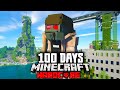 I Survived 100 Days in Wasteland City in Minecraft... Here&#39;s What Happened