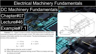 Electric Machine-I | Chapter#07 | Example#7.1 | Voltage induced in a rotating loop | Stephen Chapman