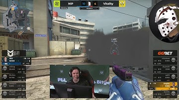 CS GO REZ Ninja Defuse 1v3 Clutch Against Vitality (PGL Major Antwerp 2022)