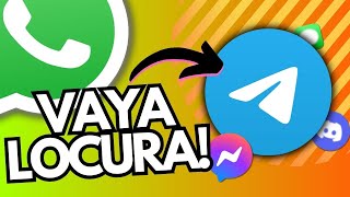 WHATSAPP puede ENVIAR mensajes a TELEGRAM!!