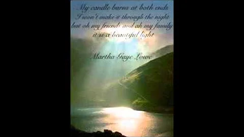 Martha Lowe Singing "Wind Beneath My Wings"