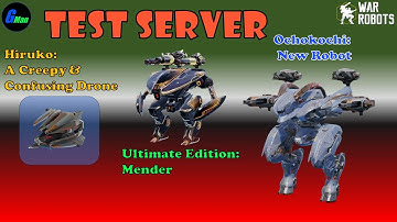 Test Server: CREEPY CONFUSING NEW DRONE | WR - War Robots