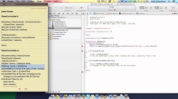 XCode 4.5.1-UIDatePicker