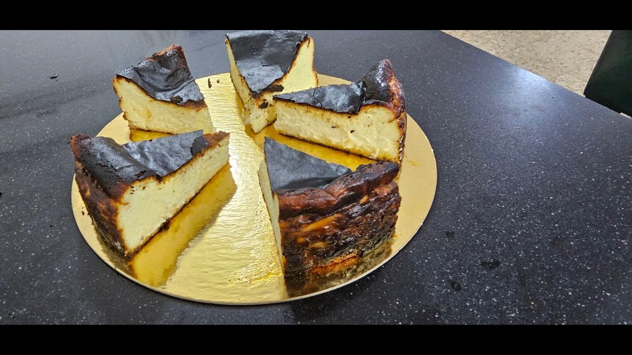 מתכון לעוגת גבינה בסקית.Basque cheese cake recipe