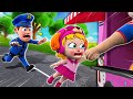 Police officer catch joker   safety tips for babies  new nursery rhymes for kids