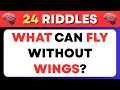 🤔 24 Tricky Riddles with Answers | Mind Quiz Game