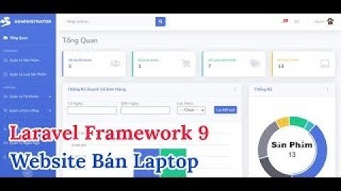Demo Website Bán LapTop Sử Dụng Laravel Framework 9   Lập Trình Vlog