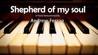 Video thumbnail of "Shepherd of my soul with Lyrics | Christian Piano Instrumental Cover 2021 | Andrew Ferrao"
