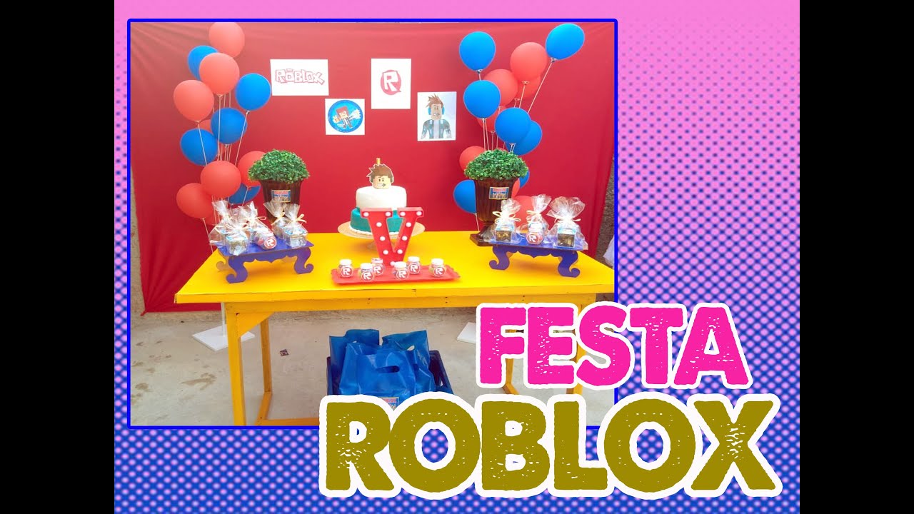 Vhinifaz12 O Dia Da Festa Roblox Youtube - festa roblox