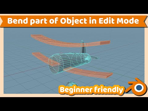Blender Tutorial : How to Bend Object in Edit mode in Blender 3