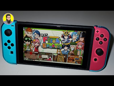 Let's Play "Our Flick Erasers" on Switch in Handheld Mode!