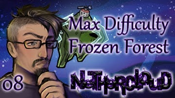Steam Rocket - Max Difficulty Frozen Forest (No Teleporters) - Day 08