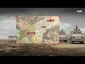 خارطة تقدم الجيش اليمني في مديرية صعدة 