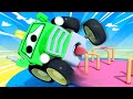 Amber the Ambulance - Baby Ben The Tractor Spins Too Fast on The Roundabout! - Cars videos for kids