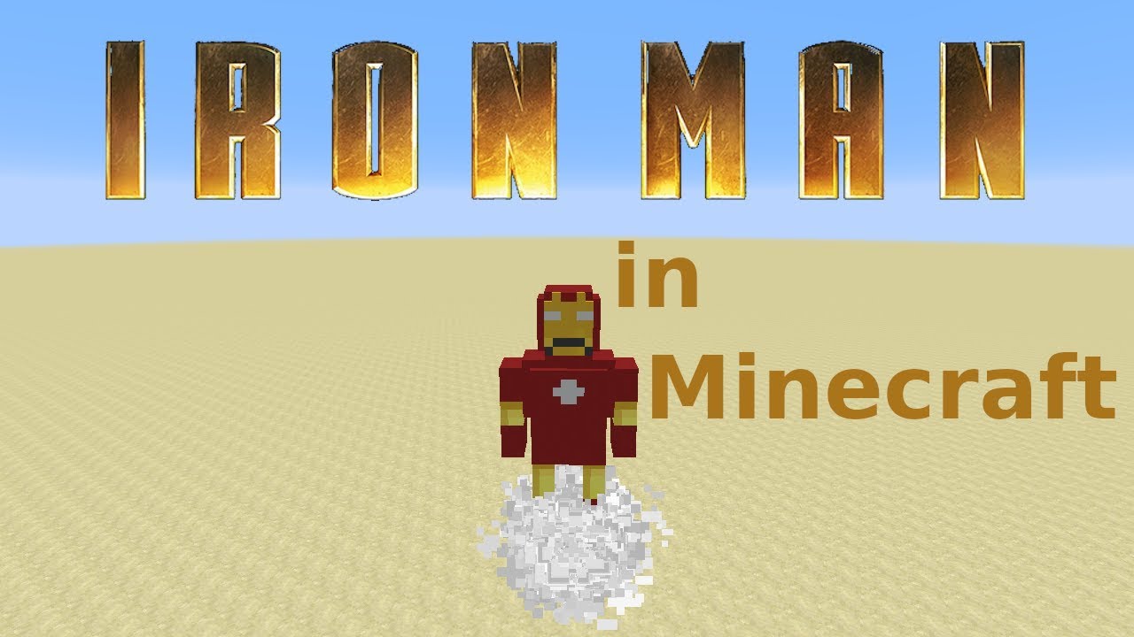 Functional Iron Man Suit in Minecraft YouTube