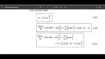 Turbulence Modelling - VII