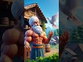 "गर्मी में किसान का बर्फ़ का घर और आइसक्रीम का पेड़ 🍦❄️ | Funny 3D Animation Story"#viral #shorts