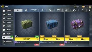 New *Free Crate* in Credit Shop 😍 |COD:MOBILE