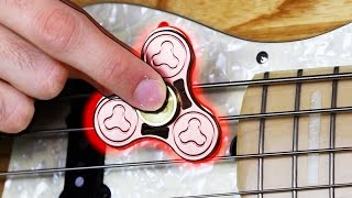 Fidget Spinner on BASS GUITAR