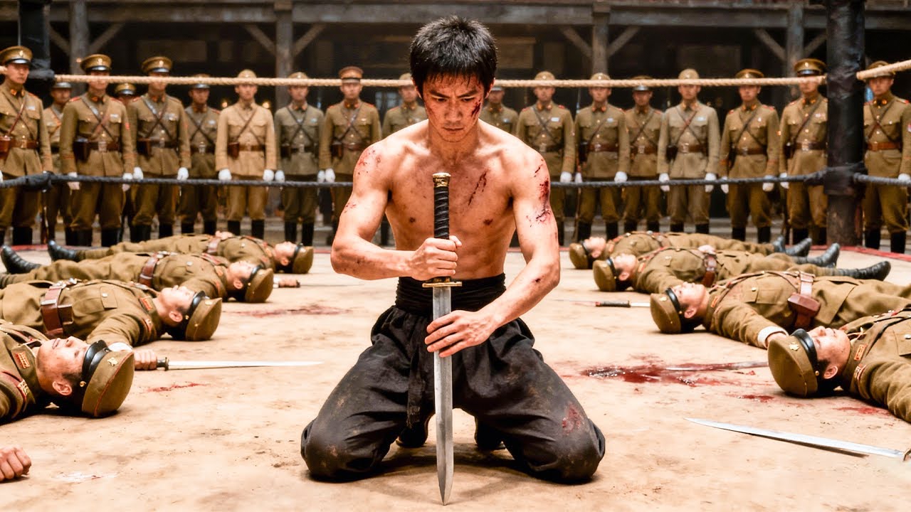 不起眼的小夥孤身迎戰日本第一高手，殊不知他以一敵百，瞬間秒殺全場！⚔️ 功夫 | Kung Fu | 武打 | 抗日