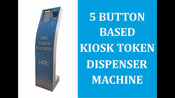 HPC 5 BUTTON KIOSK TOKEN DISPENSER MACHINE #token #dispenser #kiosk #kiosk #tokendispenser