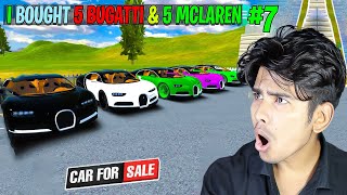 I BOUGHT 5 BUGATTI & 5 MCKAREN IN CAR FOR SALE SIMULATOR #7 | CAR FOR SALE MOBILE GAME