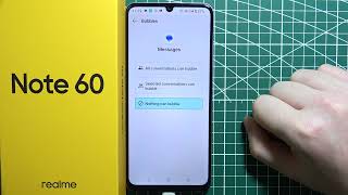 Realme Note 60: How to Turn Off Messages App Bubble
