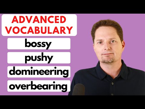 Video: Hoe spel je het woord aanmatigend?