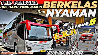 [ARMADA TERBARU EKA CEPAT] SEMAKIN NYAMAN BANGET‼️🤩Trip Perdana Eka Cepat Jetbus 5 SHD HINO RM280