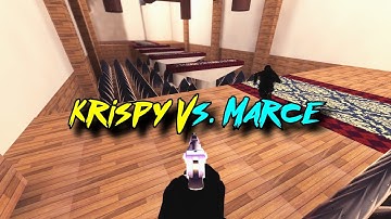 KRISPY VS. MARCE! Cod4 Deathrun Race/ Pro Run on MyCastle and Godfather V2