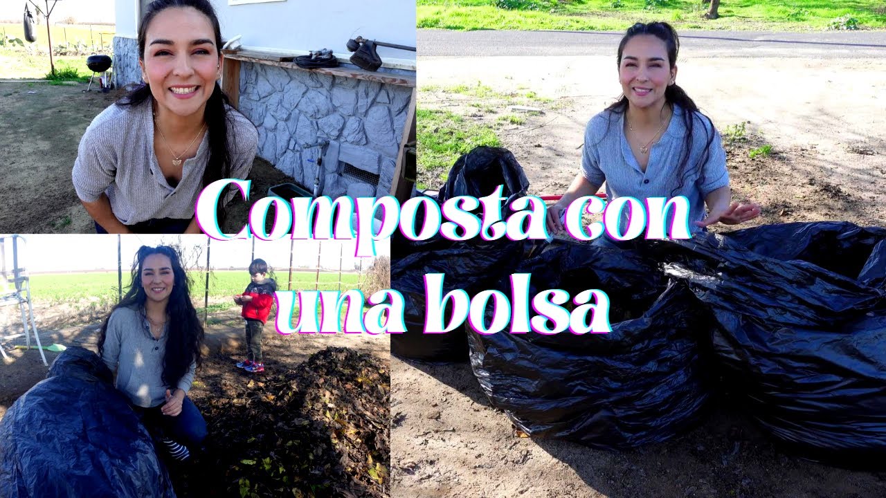 Como COMPOSTAR con solo UNA BOLSA