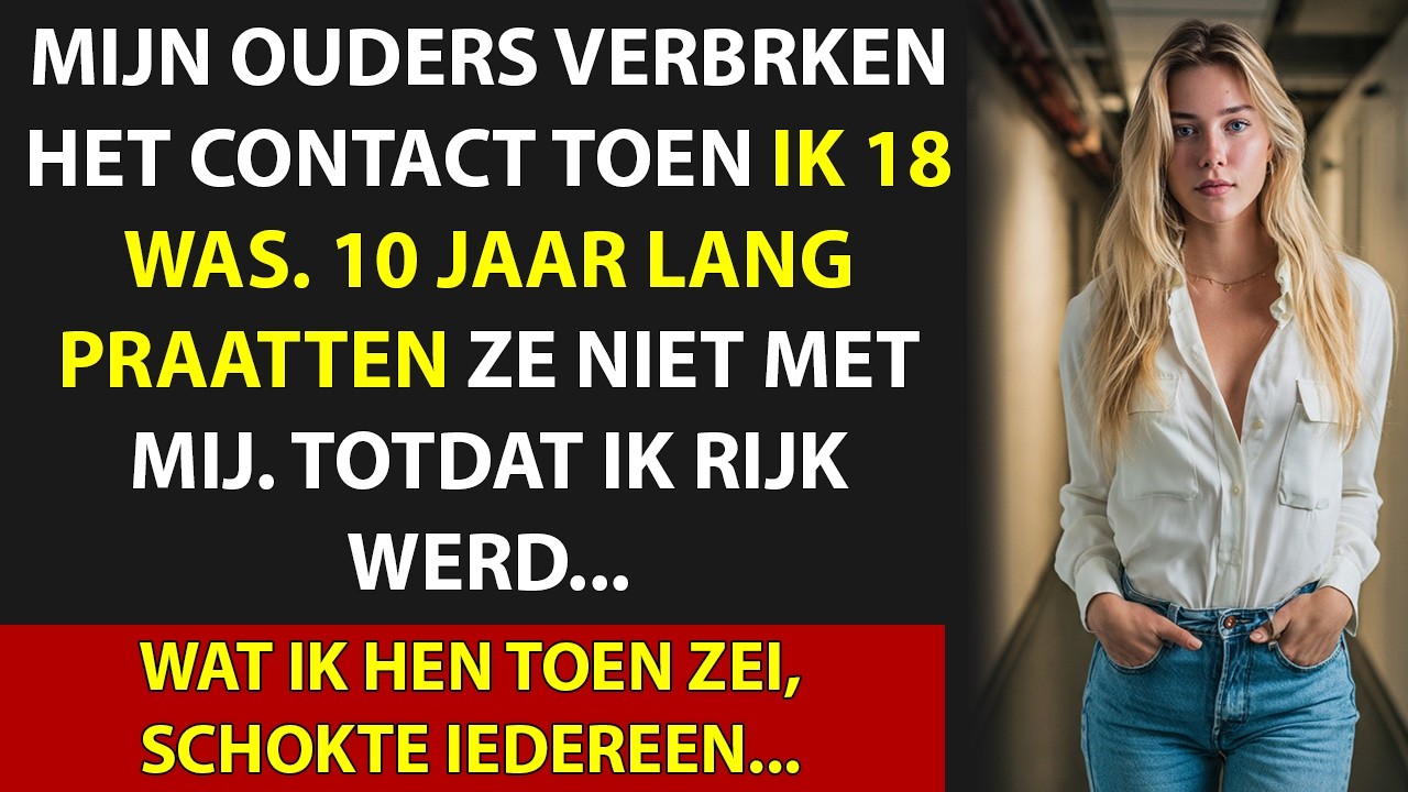Op mijn achttiende zei mijn vader: "Je houdt ons tegen, Karina. Bel ons nooit meer." Ik stond met een rugzak aan mijn voeten terwijl mijn moeder dwars door me heen keek. Jarenlang bouwde ik in...