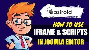 How To use IFrame and Scripts in Joomla Content Editor