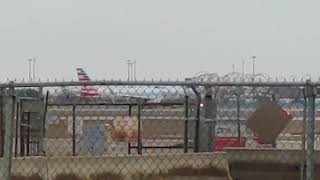 AMERICAN AIRLINES FLIGHT 574 FROM DFW AIRPORT TO LAX AIRPORT A-321-200 TAKEOFF ON RUNWAY 18L
