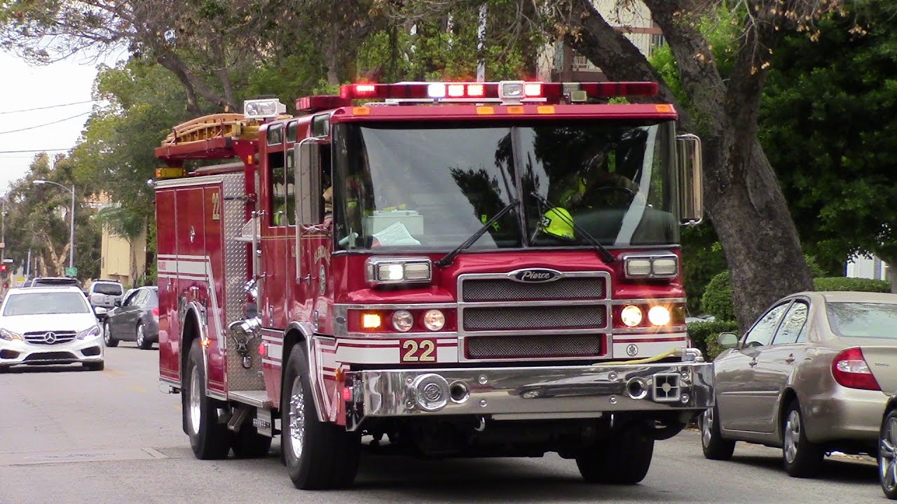 Glendale Fire Dept. Engine 22 & BLS 25 YouTube