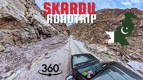 🚗 Road Trip from Gilgit to Skardu, Pakistan | Insta360 Travel Vlog 4K