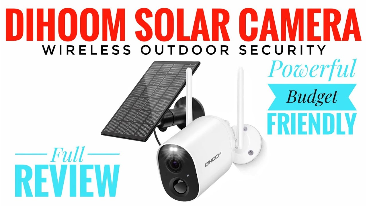 Best Solar Camera DIHOOM Wireless Solar Outdoor Camera (Battery Powered) Full Review 💯😁 YouTube