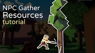 Sandbox Game Maker Tutorial #2 - NPC Gather Resources