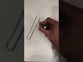 How to Draw a Simple Matchstick with Pencil Shading