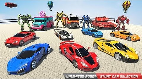 Mega Ramp Robot - Car Stunt Games - Android Gameplay ( HD) #29