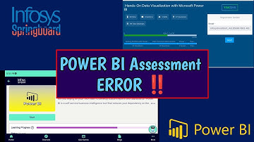 Springboard data visualization Power BI assessment error‼️
