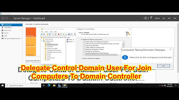 How to Delegate Control for Domain Users to Join Computers to Domain in Active Directory