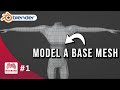 How To Model A Character Mesh In Blender Game Character Tutorial 1 