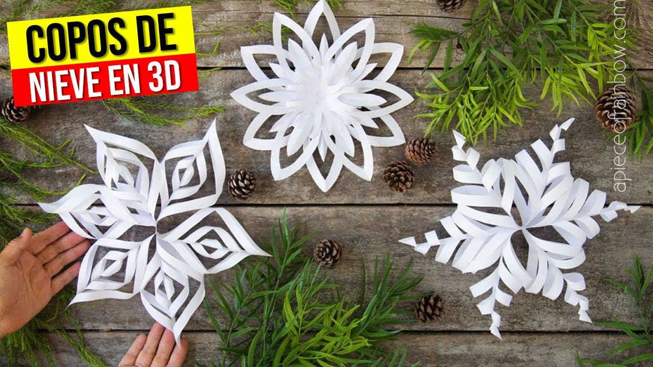 To get more templates about posters,flyers,brochures,card,mockup,logo,video,sound,ppt,word,please visit pikbest.com. Crea tus COPOS DE NIEVE en 3D || Manualidades NAVIDEÑAS ...